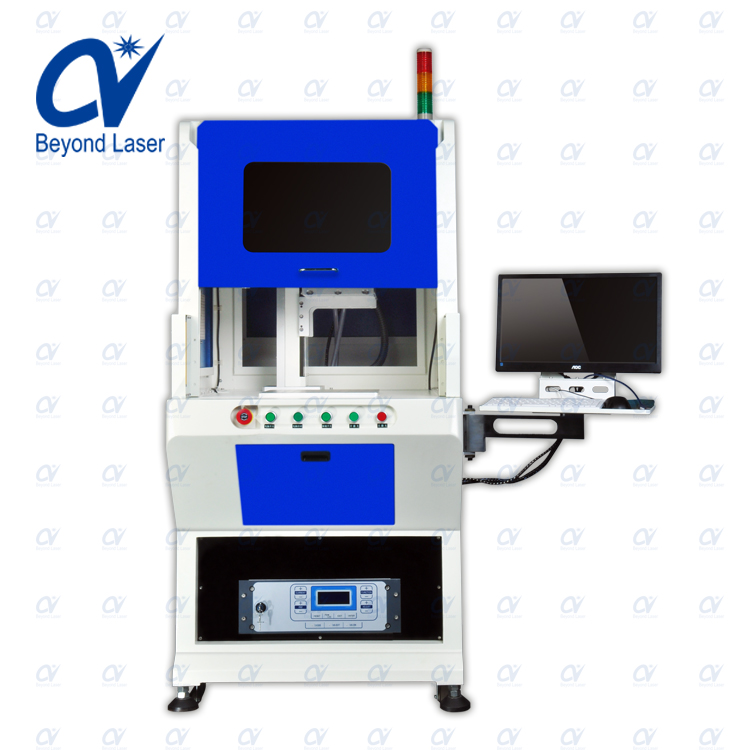 5W紫外激光打標機帶罩子正面