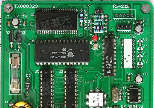 PCB電路板用激光打標機的效果